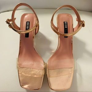 Asian style PVC heels